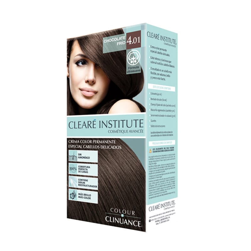 COLOUR CLINUANCE TINTE CABELLO DELICADO 4.01 CHOCOLATE FRÍO 170ml