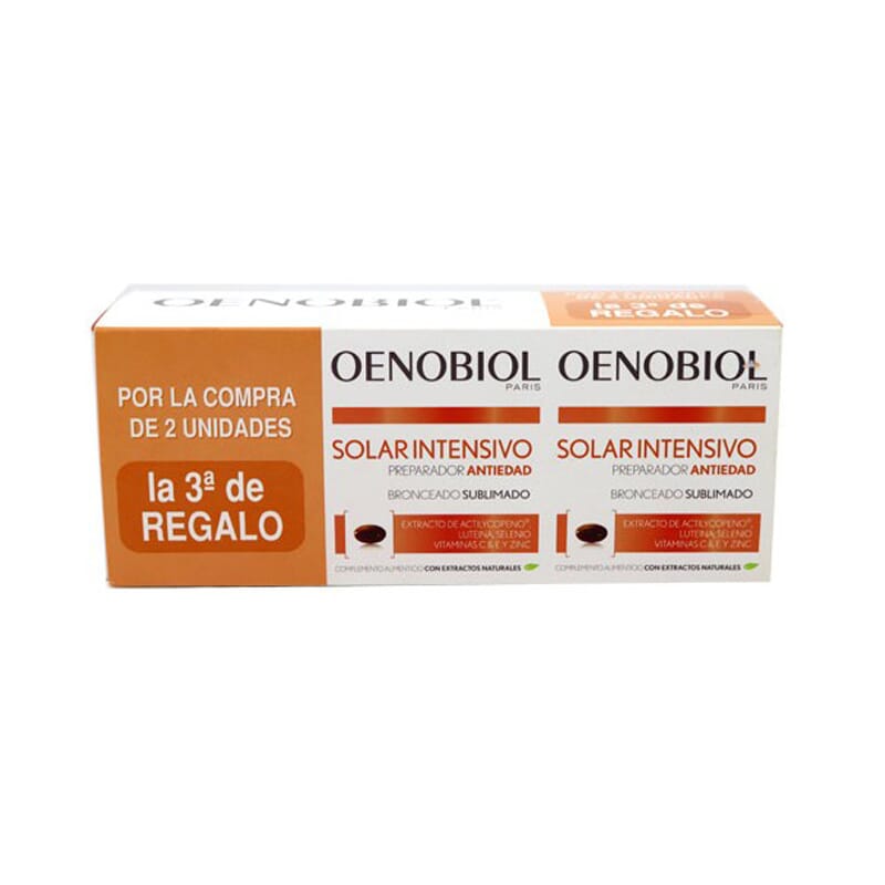 OENOBIOL SOLAR INTENSIVO ANTIEDAD 3 Ud de 30 Caps