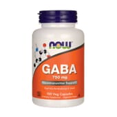 GABA 750mg 100 VCaps de Now Foods