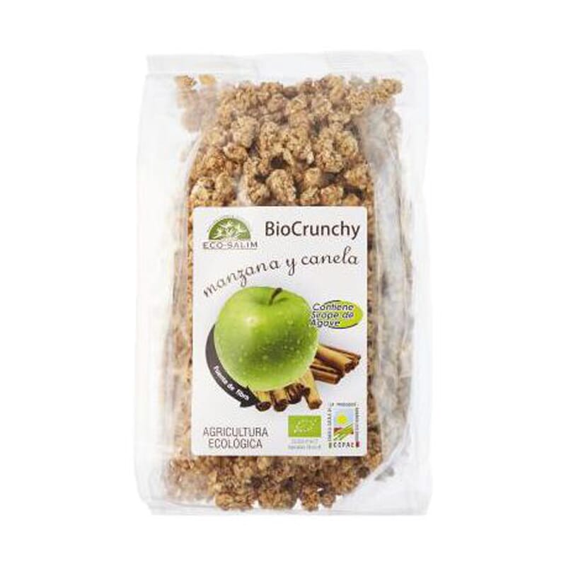 BIO CRUNCHY MANZANA Y CANELA 250g