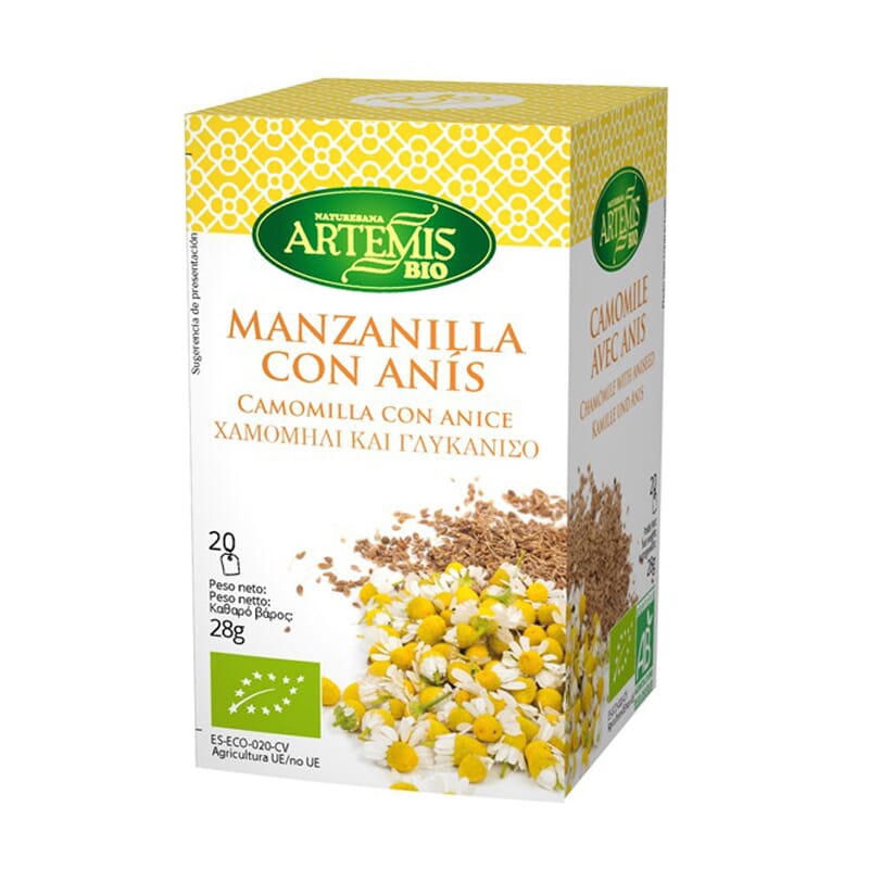 INFUSIÓN DE MANZANILLA CON ANÍS 20 Bolsitas