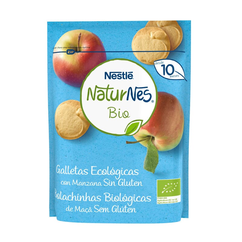 Naturnes Bio Biscuits Biologiques Sans Gluten Au Miel 150 G Nestle