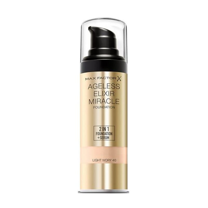 AGELESS ELIXIR 2IN1 FOUNDATION+SERUM #40 LIGHT IVORY 30ml