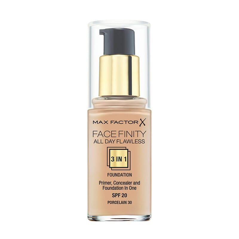 FACEFINITY ALL DAY FLAWLESS 3IN1 FOUNDATION #30 PORCELAIN
