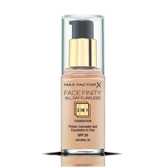 FACEFINITY ALL DAY FLAWLESS 3IN1 FOUNDATION #50 NATURAL 30ML da Max Factor