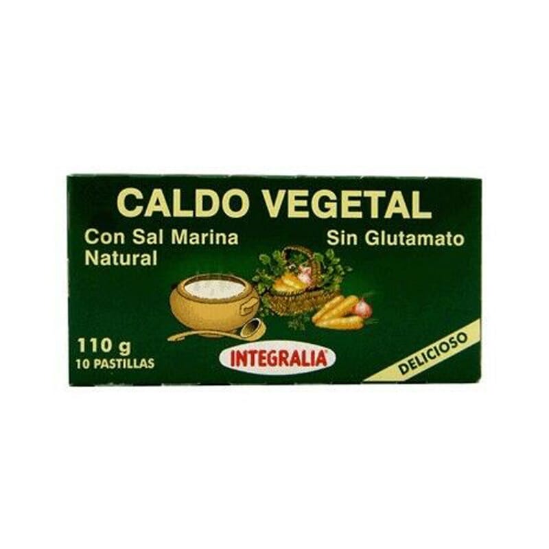 Caldo Vegetal Con Sal Marina 66g