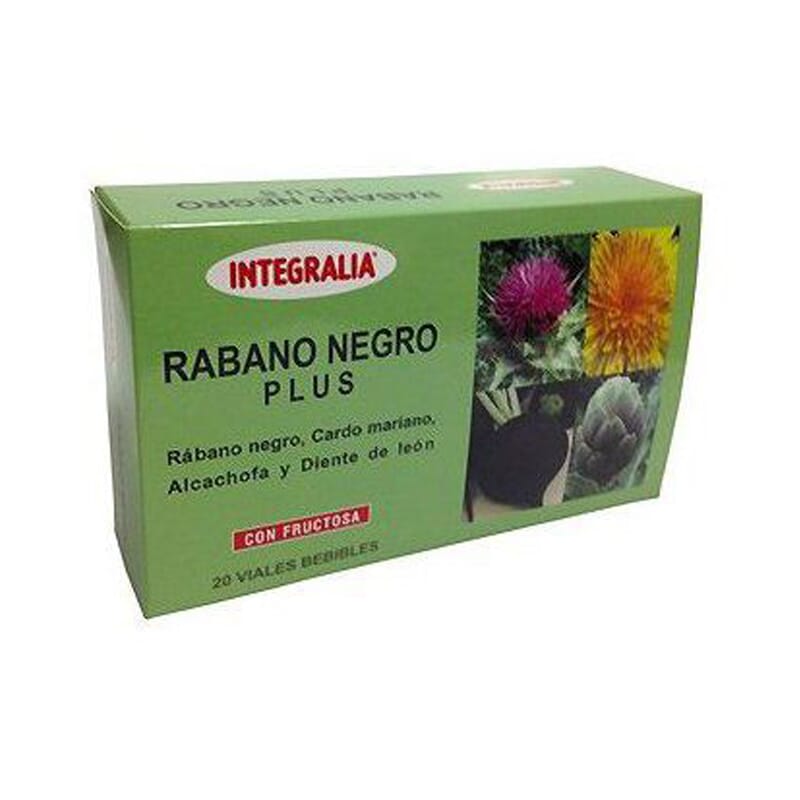 Rabano Negro Plus 20 Viales de Integralia