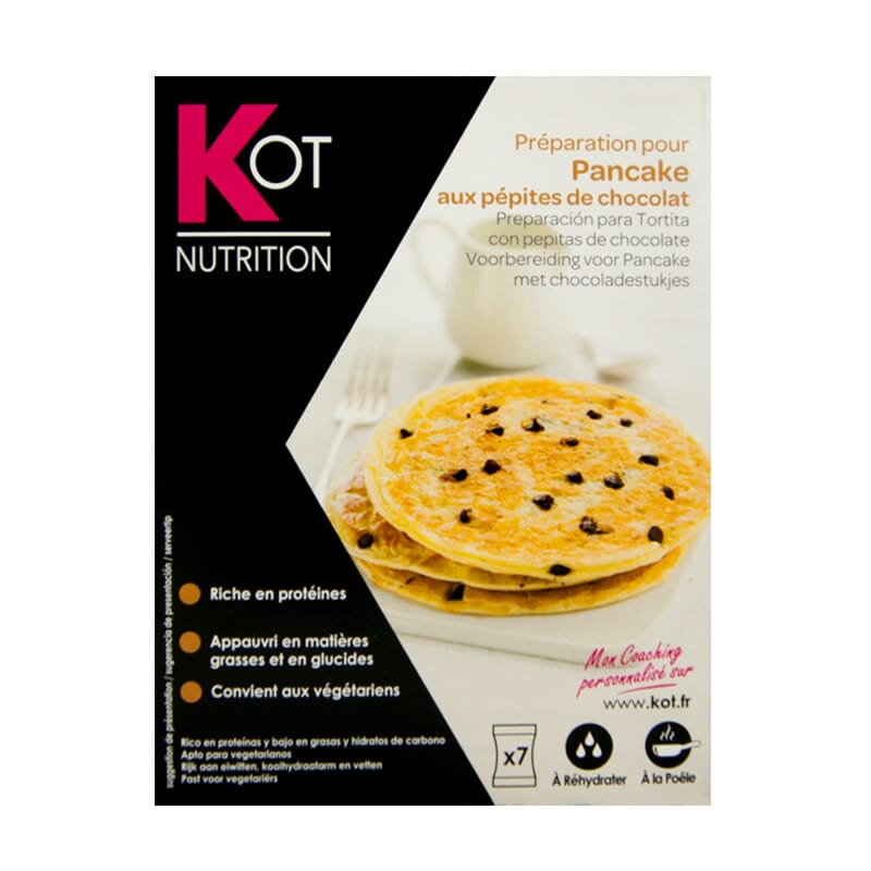 PREPARAÇÃO PARA PANQUECAS COM PEPITAS DE CHOCOLATE 25g 7 Saquetas