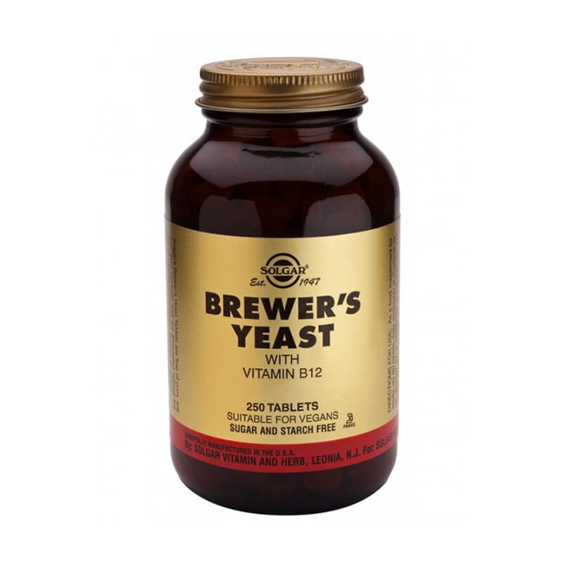 Levadura De Cerveza Con Vitamina B12 250 Tabs de Solgar