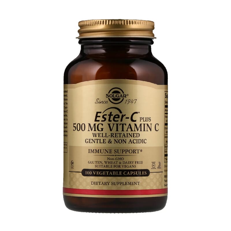 Ester-C Plus 500 mg Vitamina C 100 Caps de Solgar