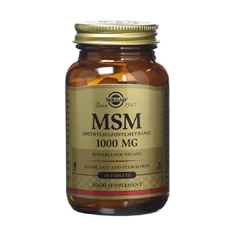 MSM 1000mg 60 Tabs de Solgar