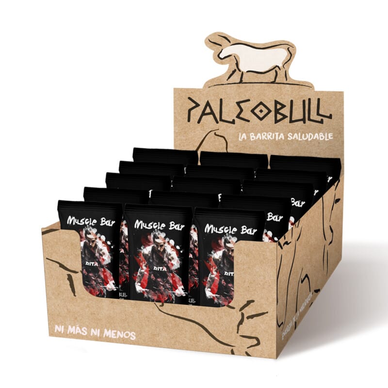 PALEOBULL MUSCLE BAR CROSSFIT 15 Barritas de 50g