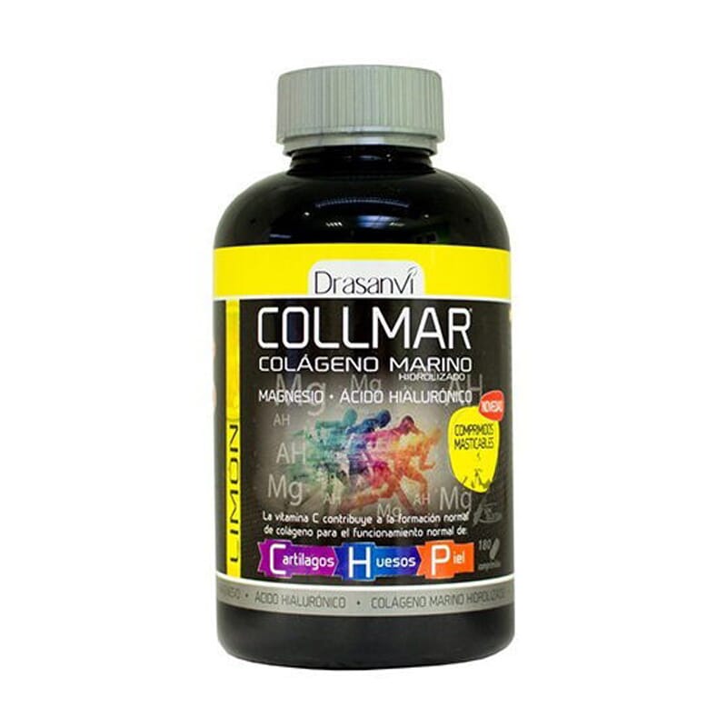 COLLMAR COLÁGENO + MAGNESIO + ÁCIDO HIALURÓNICO 180 Tabletas Masticables