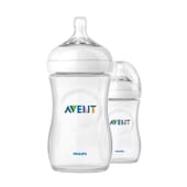 Biberón Natural Válvula Anticólicos 1m+ 2 x 260ml - Avent