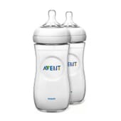 Biberón Natural Válvula Anticólicos 6m+ 2X330ml - Avent