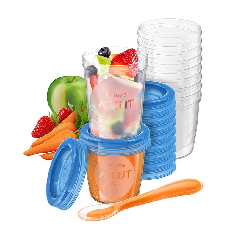 VASOS DE ALMACENAMIENTO PARA LLEVAR 10 Ud de 180ml + 10 Ud de 240ml + CUCHARA +RECETAS