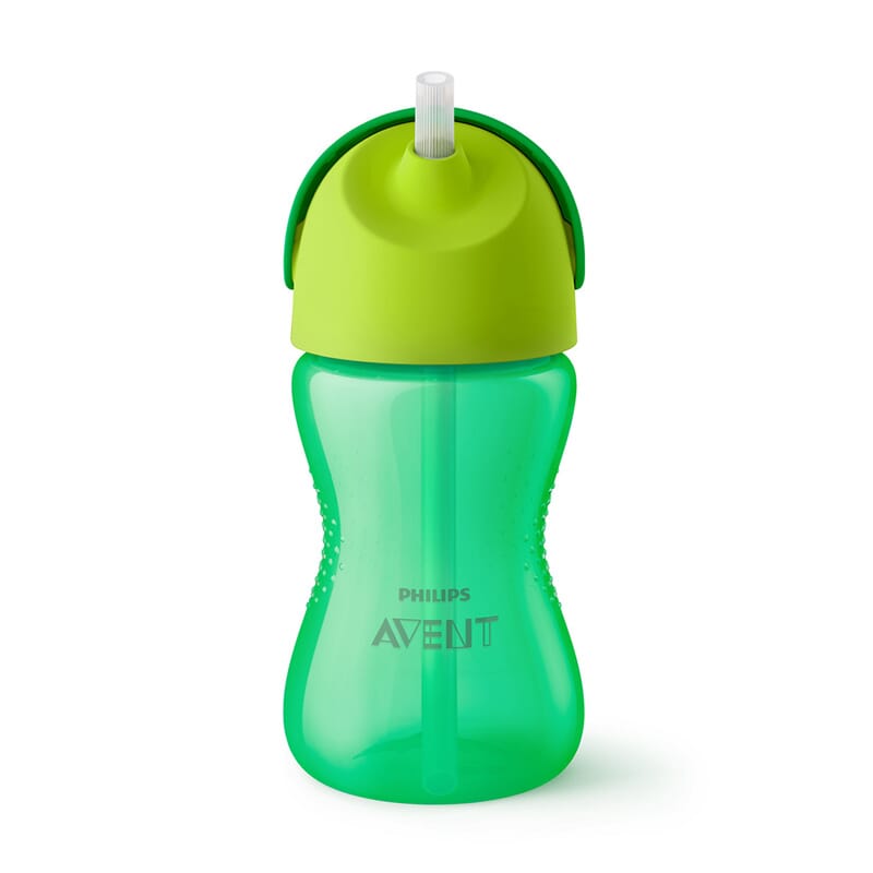 VASO CON PAJITA VERDE 12M+ 300ml