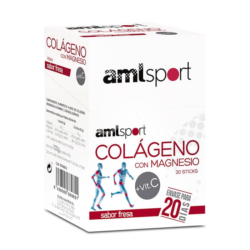 COLAGENO CON MAGNESIO + VITAMINA C 20 x 5g