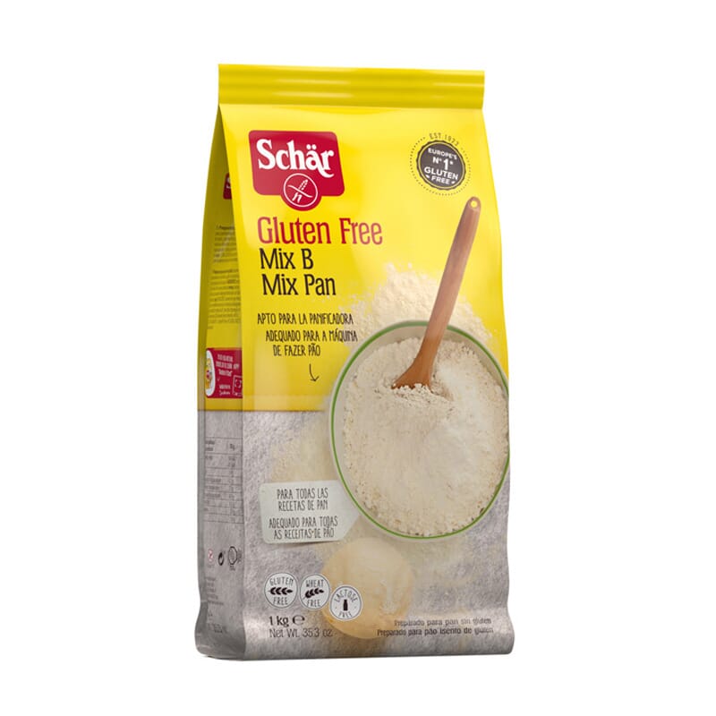 Mix Pan Harina Para Pan Sin Gluten 1kg de Schar