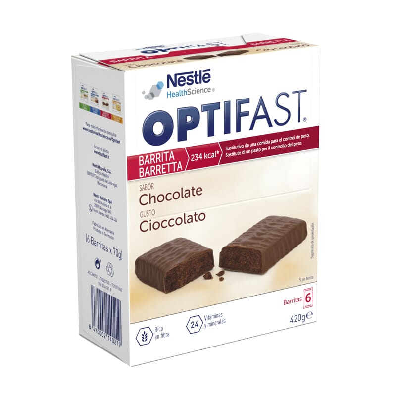 Optifast Barres 6 X 60g