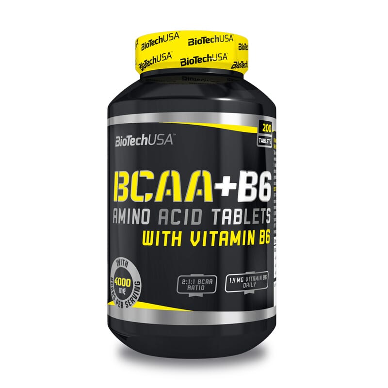Bcaa + B6 200 Tabs de Biotech Usa