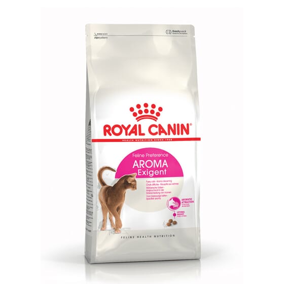 Ração Gato Adulto Aroma Exigent Peixe 2 Kg da Royal Canin