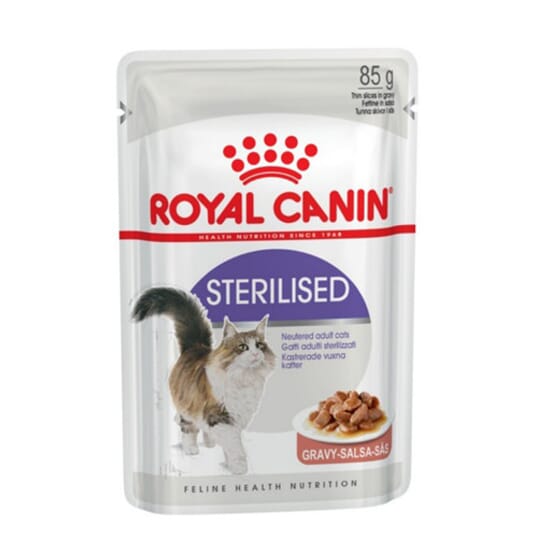 Comida Húmida Gato Adulto Esterilizado Com Molho 1 Saqueta De 85g da Royal Canin