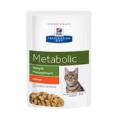 Prescription Diet Chat Metabolic Poulet 85 g de Hill's