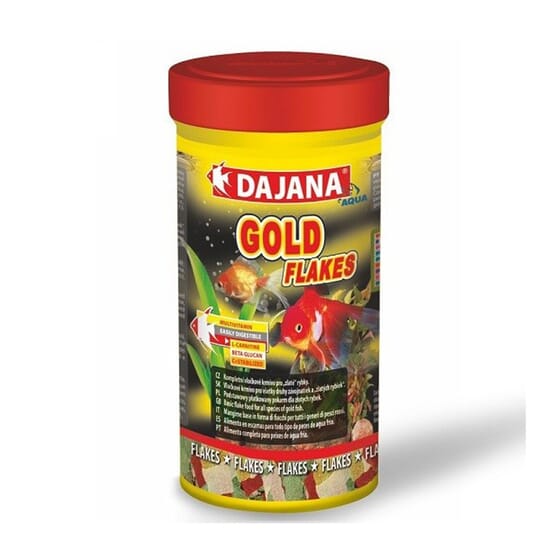 Alimento Peixes Gold Escamas 100 ml da Dajana