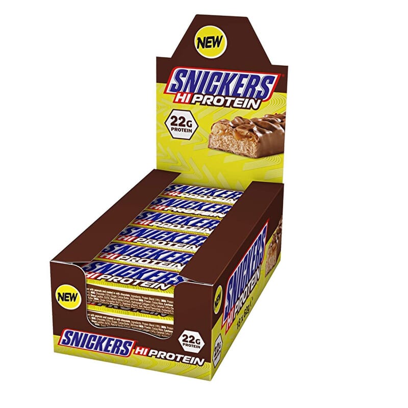 SNICKERS HI PROTEIN BARRITA PROTEICA 18 Barritas de 62g