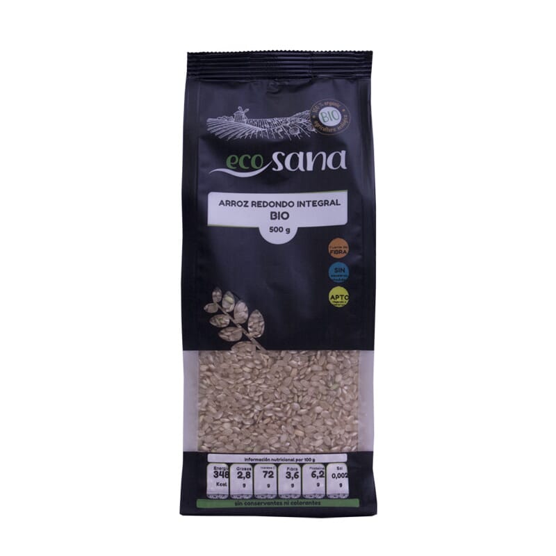 Riso Tondo Integrale Bio 500G g di Ecosana