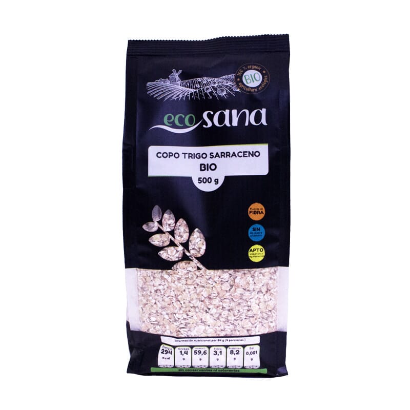 COPOS DE TRIGO SARRACENO BIO 500g