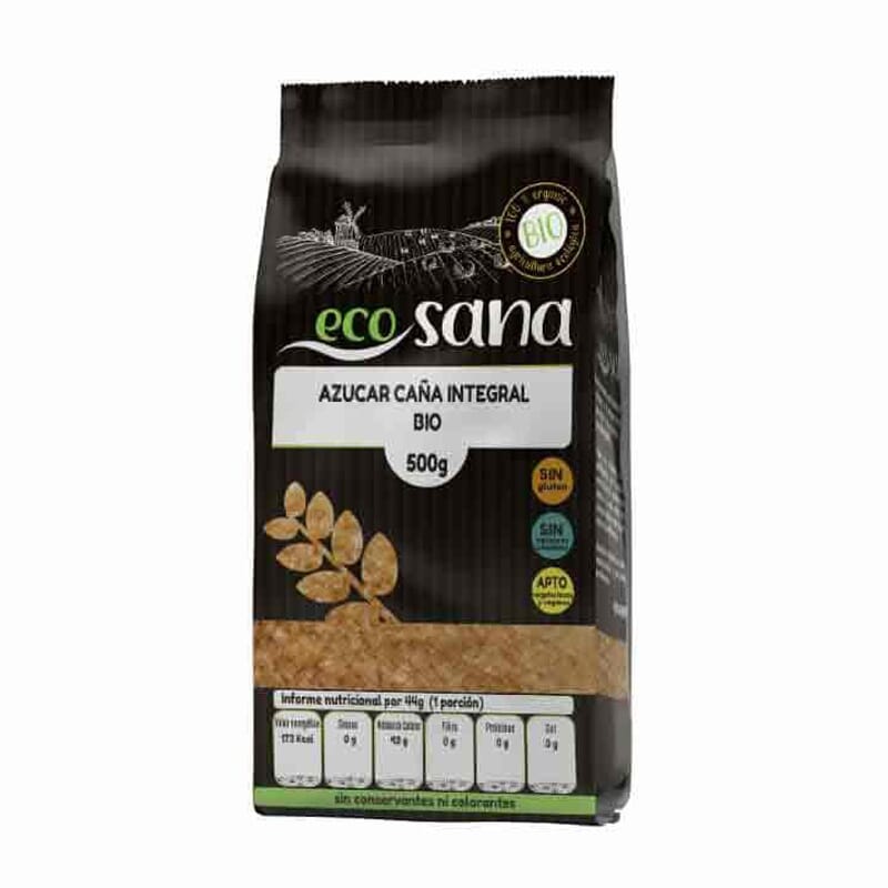 Bio Vollkorn Rohrzucker 500g von Ecosana