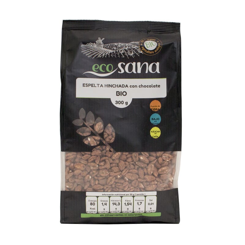 Puffed Spelt Met Chocolade Bio