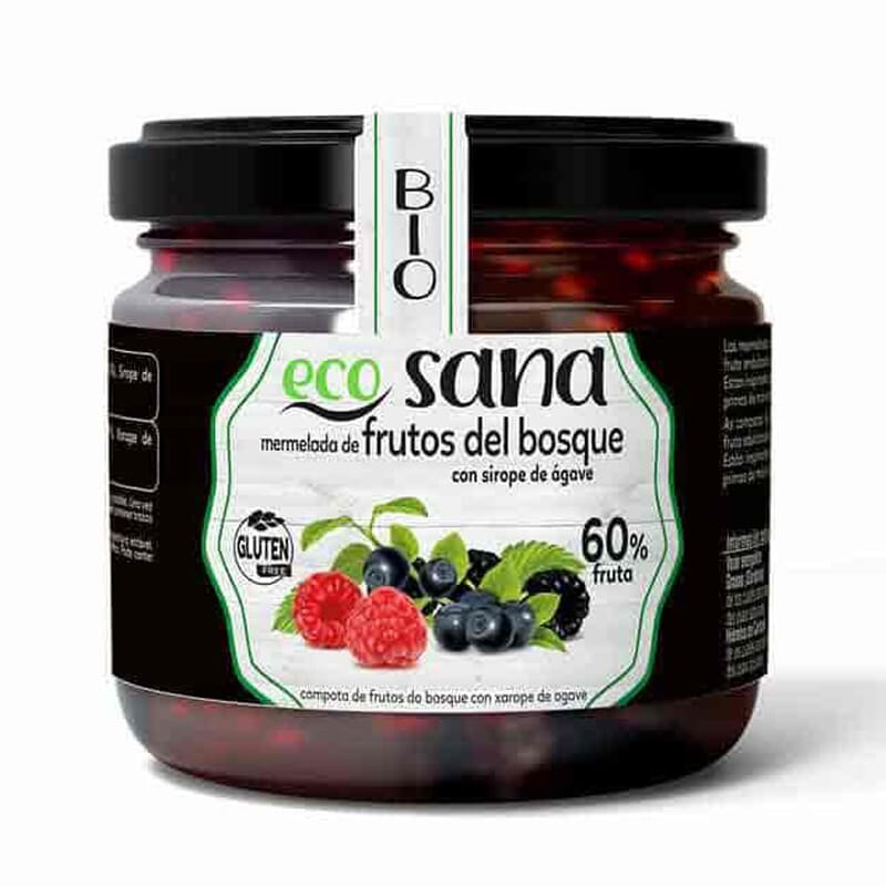 MERMELADA EXTRA DE FRUTOS DEL BOSQUE CON SIROPE DE ÁGAVE BIO 260g