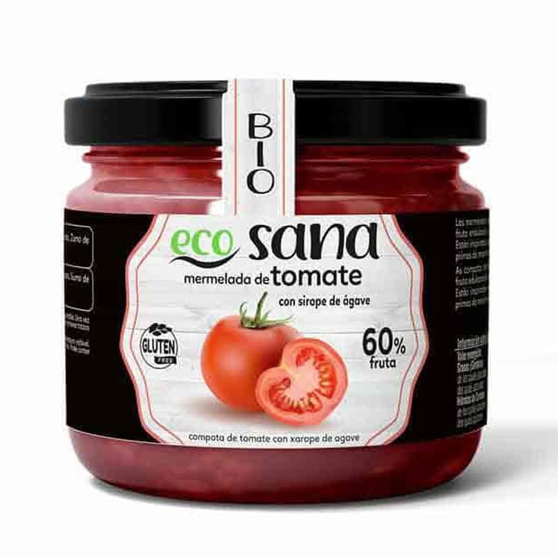 MERMELADA EXTRA DE TOMATE CON SIROPE DE ÁGAVE BIO 260g