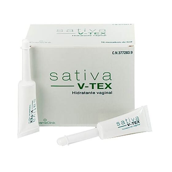 SATIVA V-TEX HIDRATANTE VAGINAL 16 Ud 6ml da CosmeClinik