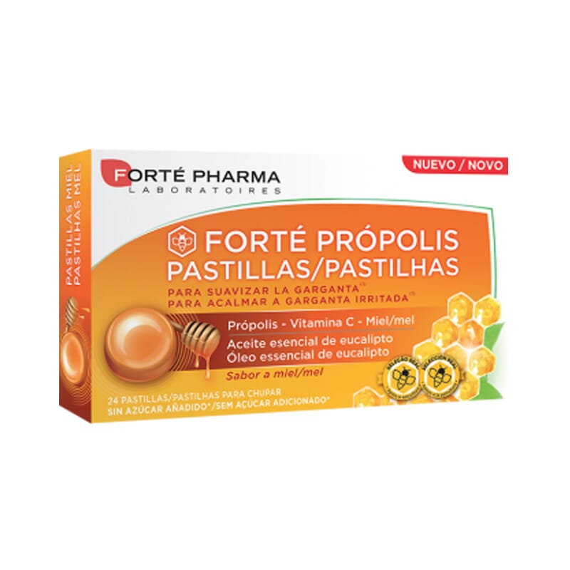 FORTE PRÓPOLIS PASTILLAS MIEL 24 Tabs