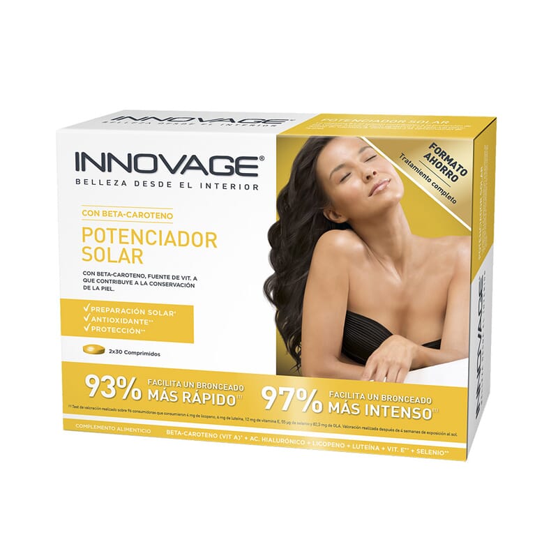 INNOVAGE POTENCIADOR SOLAR DUPLO 30 Tabs 2 Uds