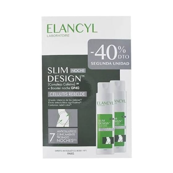 Elancyl Slim Design Notte Cellulite Ribelle Confezione Doppia (2ª Unità 40% di Sconto) 2 x 200 m