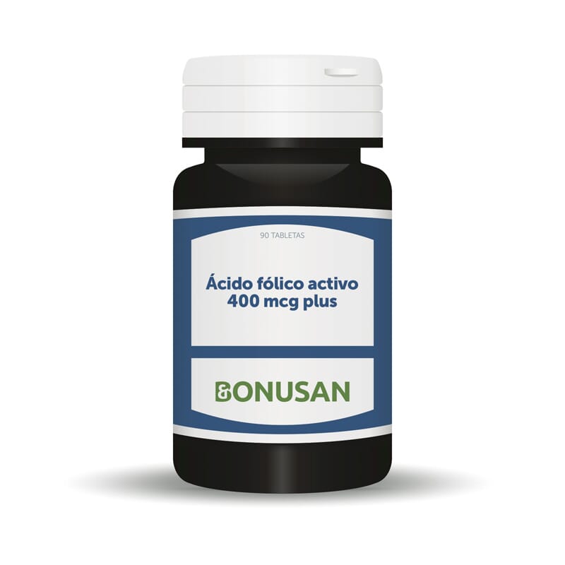 Ácido Fólico Activo 400 Mcg Plus 90 Tabs de Bonusan