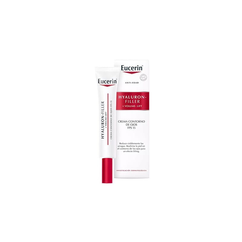 EUCERIN HYALURONFILLER + VOLUMELIFT CONTORNO DE OJOS SPF15 15ml