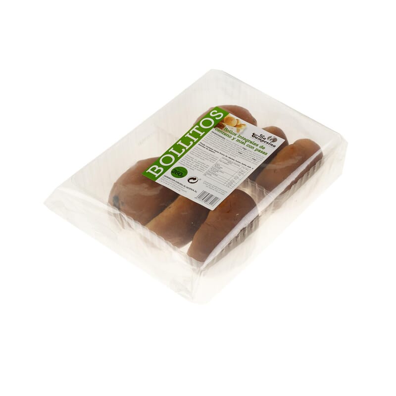 Bollitos Integrales Centeno Y Miel 6 Uds 260g