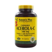 Acerola-C 250 mg Mastigáveis 90 Tabs da Natures Plus