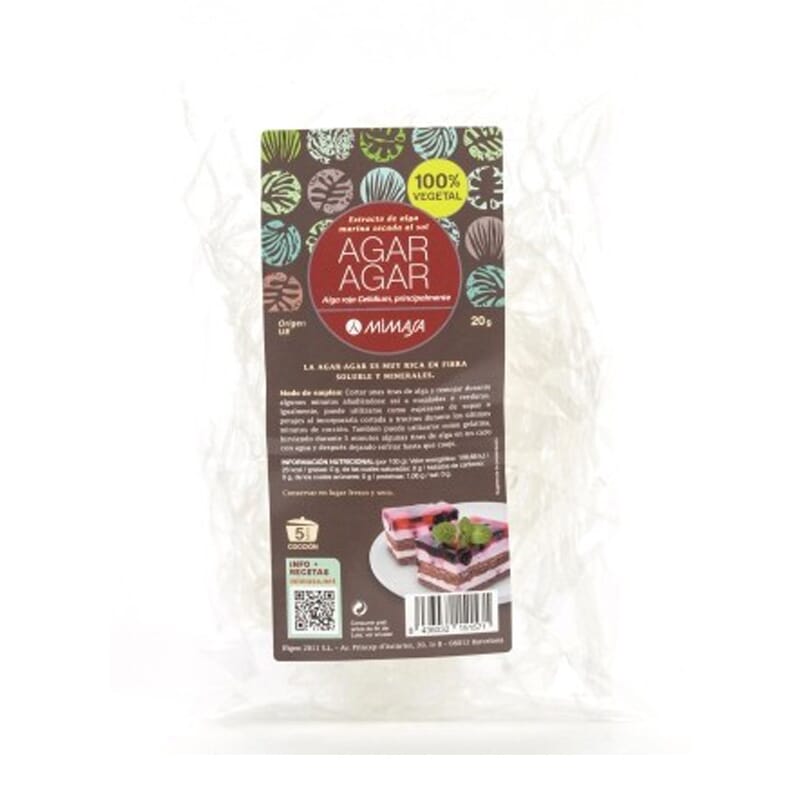Algas Agar Agar En Tiras 20g de Mimasa
