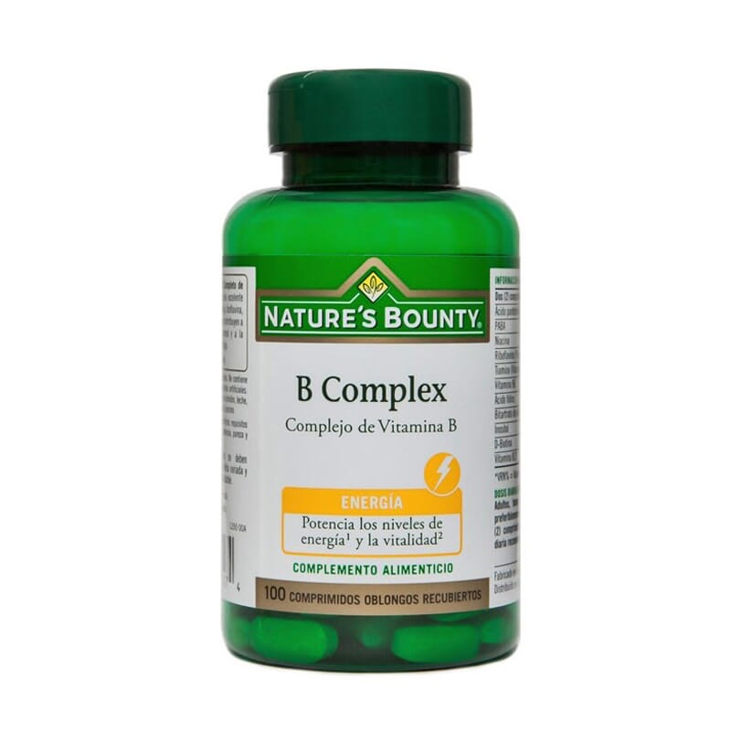 B-COMPLEX COMPLEJO DE VITAMINA B 100 Tabs