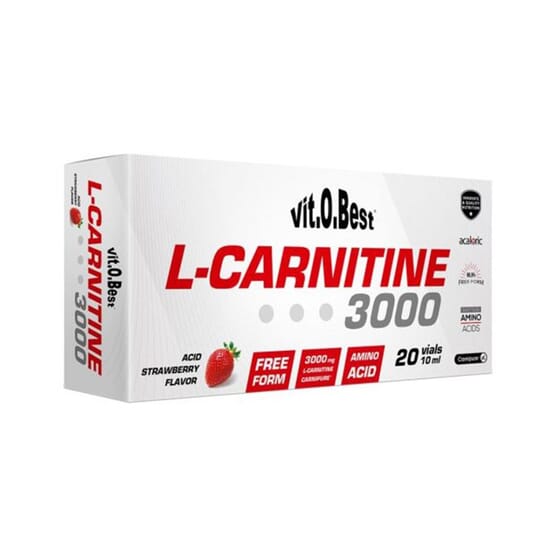 what does the l in l carnitine stand for L-Carnitine 3000 20 Viales de 10 ml - Vitobest