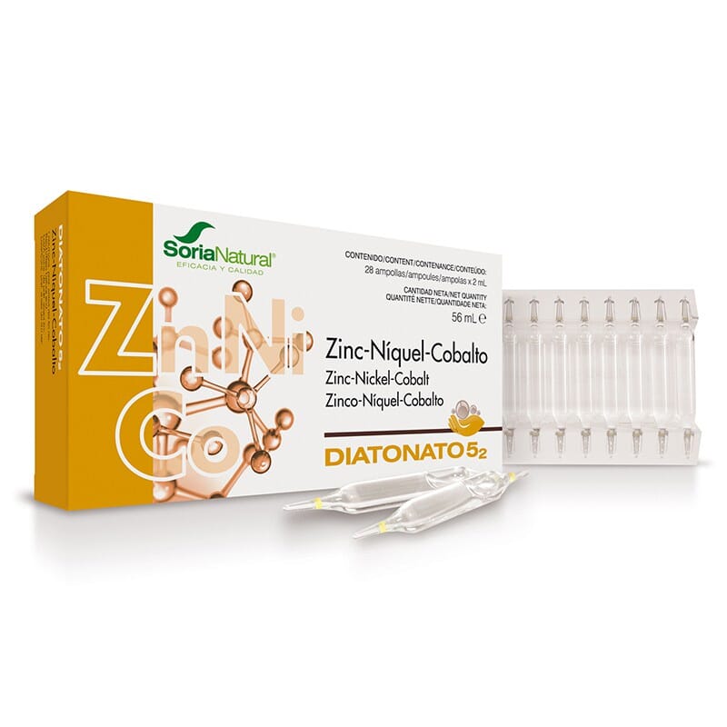 Diatonato 5-2 Zinc Niquel Cobalto 28 Ampollas