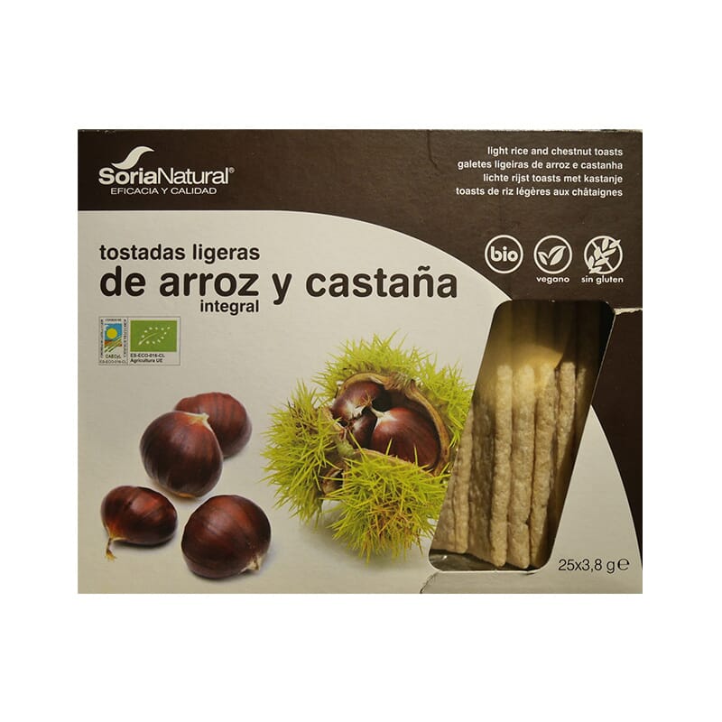 Tostadas Ligeras Arroz Y Castaña Bio 95g