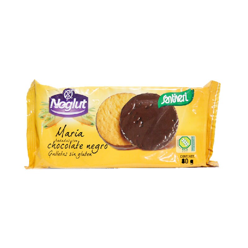 Galletas Maria Bañadas Con Chocolate Negro 